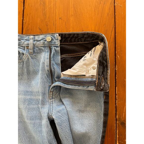 Pacsun Womens Jeans Size 24 All Cotton 90's Boyfriend Two Toned Denim Straight - Picture 3 of 10